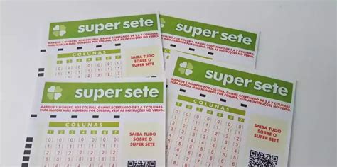 Confira hoje o resultado da Super Sete 565 do dia 03 de.